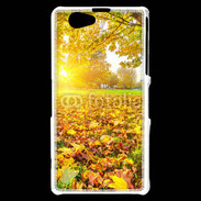 Coque Sony Xperia Z1 Compact Paysage d'automne ensoleillé