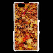 Coque Sony Xperia Z1 Compact feuilles d'automne 2