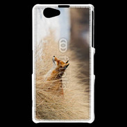Coque Sony Xperia Z1 Compact Renard paysage hiver