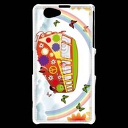 Coque Sony Xperia Z1 Compact Flower power