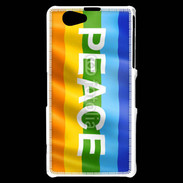 Coque Sony Xperia Z1 Compact Rainbow peace 5