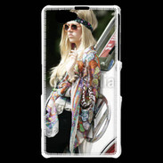 Coque Sony Xperia Z1 Compact Flower power 5