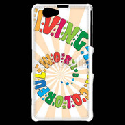 Coque Sony Xperia Z1 Compact Vie en couleur