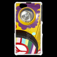 Coque Sony Xperia Z1 Compact Voiture Hippie style