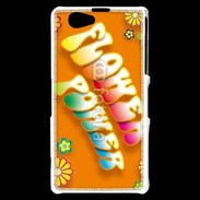 Coque Sony Xperia Z1 Compact Flower power 4