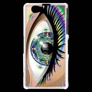 Coque Sony Xperia Z1 Compact Œil hippie