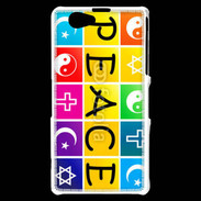 Coque Sony Xperia Z1 Compact Paix dans toutes les religions