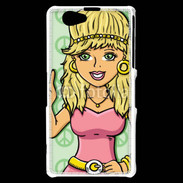 Coque Sony Xperia Z1 Compact Hippie en dessin