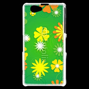 Coque Sony Xperia Z1 Compact Flower power 6