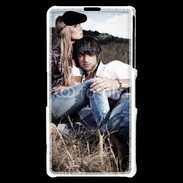 Coque Sony Xperia Z1 Compact Hippie amoureux et tranquile