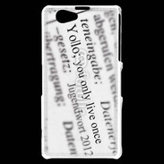 Coque Sony Xperia Z1 Compact YOLO 1