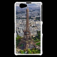 Coque Sony Xperia Z1 Compact Tour Eiffel vue aérienne 1