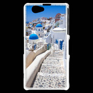 Coque Sony Xperia Z1 Compact Village sur l'Île de Santorini en Grêce