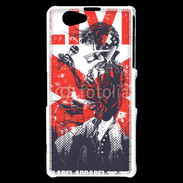 Coque Sony Xperia Z1 Compact Tête de mort en concert live