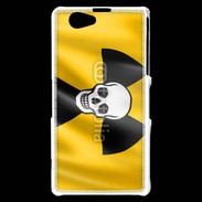 Coque Sony Xperia Z1 Compact Tête de mort radioactive