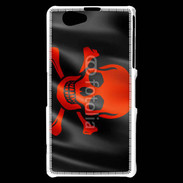 Coque Sony Xperia Z1 Compact Tête de mort Corsair 5