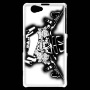 Coque Sony Xperia Z1 Compact Tête de mort Gangster
