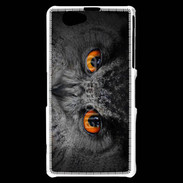 Coque Sony Xperia Z1 Compact Yeux chouette