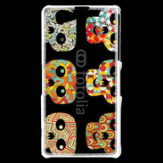 Coque Sony Xperia Z1 Compact Font tête de mort