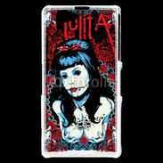 Coque Sony Xperia Z1 Compact Dessin femme gothique