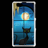 Coque Sony Xperia Z1 Compact Chat noir