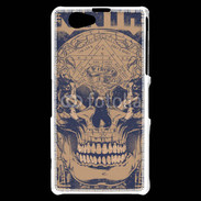 Coque Sony Xperia Z1 Compact Tête de mort 4