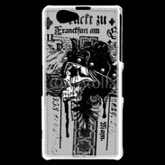 Coque Sony Xperia Z1 Compact Tête de Mort Frankfurt