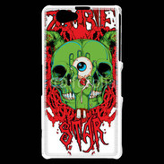 Coque Sony Xperia Z1 Compact Tête de Mort Zombie 15
