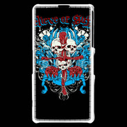 Coque Sony Xperia Z1 Compact Tête de Mort Believe or Suffer