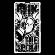 Coque Sony Xperia Z1 Compact Tête de Mort Police