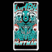 Coque Sony Xperia Z1 Compact Tête de Mort Zombie 25
