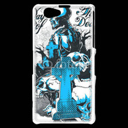 Coque Sony Xperia Z1 Compact Tête de Mort Day Dead