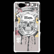 Coque Sony Xperia Z1 Compact Tête de Mort Skull King