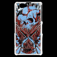 Coque Sony Xperia Z1 Compact Tête de Mort Traficant