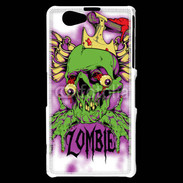 Coque Sony Xperia Z1 Compact Tête de Mort Zombie 45