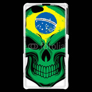 Coque Sony Xperia Z1 Compact Brésil Tête de Mort