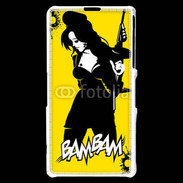 Coque Sony Xperia Z1 Compact Lady Criminal BAM BAM 25