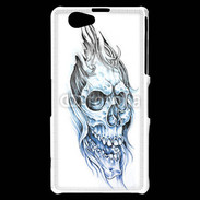 Coque Sony Xperia Z1 Compact Crâne en dessin 50