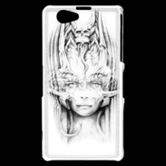 Coque Sony Xperia Z1 Compact Guerrière en dessin 10