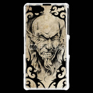 Coque Sony Xperia Z1 Compact Visage tatouée et percée 60