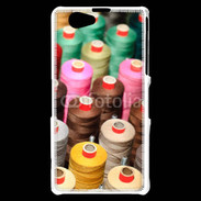 Coque Sony Xperia Z1 Compact Fils à couture
