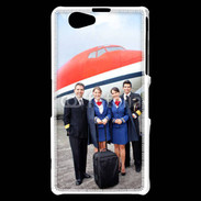 Coque Sony Xperia Z1 Compact Commandant de bord et hôtesse de l'air 3