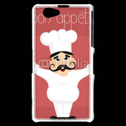 Coque Sony Xperia Z1 Compact Chef cuisinier