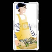 Coque Sony Xperia Z1 Compact Ostréiculteur