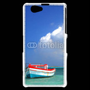 Coque Sony Xperia Z1 Compact Bateau de pêcheur en mer