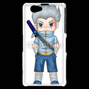 Coque Sony Xperia Z1 Compact Chibi style illustration of a superhero 2