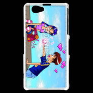 Coque Sony Xperia Z1 Compact Garçon romantique