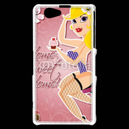 Coque Sony Xperia Z1 Compact Dessin femme sexy style Betty Boop