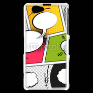 Coque Sony Xperia Z1 Compact Comic strip speech bubbles