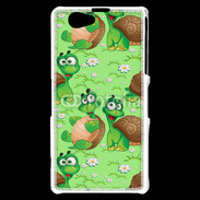 Coque Sony Xperia Z1 Compact Bande dessinée de tortue